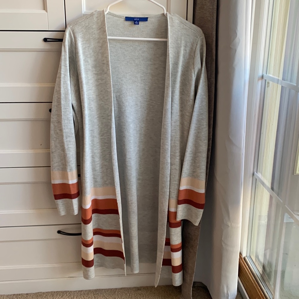 Womens striped cardigan